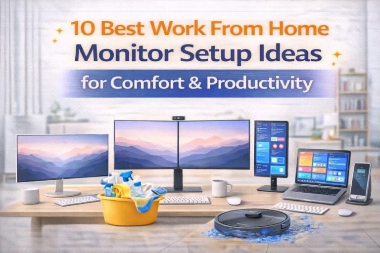 10 Best Work From Home Monitor Setup Ideas for Comfort & Productivity