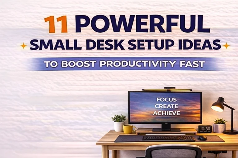 11 Powerful Small Desk Setup Ideas to Boost Productivity Fast