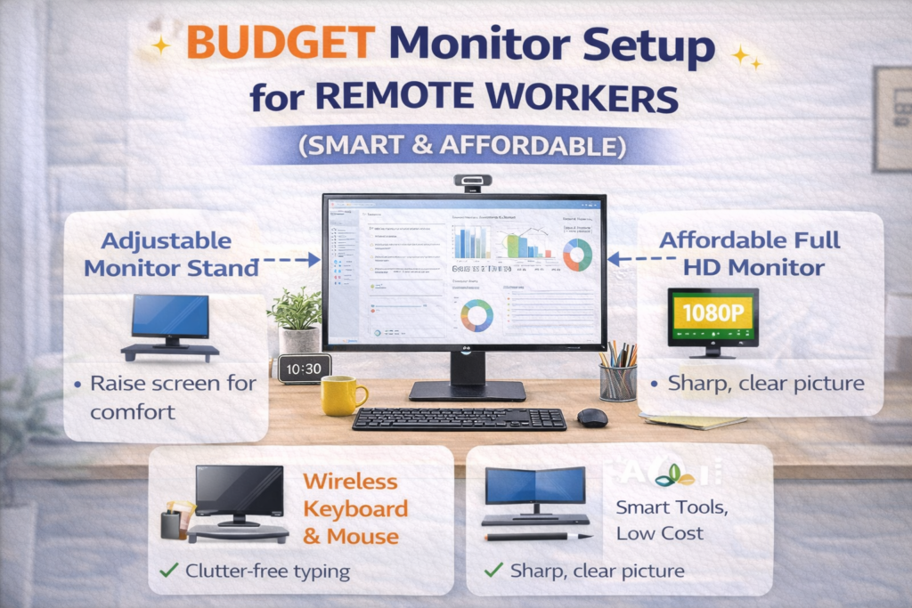 Budget Monitor Setup for Remote Workers Smart & Affordable