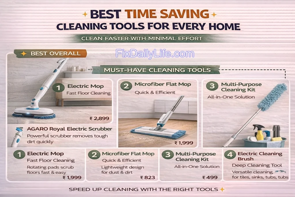 Best Time Saving Cleaning Tools for Every Home