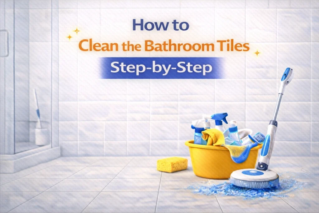 How to Clean the Bathroom Tiles Step-by-Step