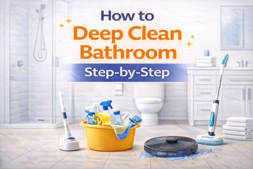 How to Deep Clean Bathroom Step-by-Step