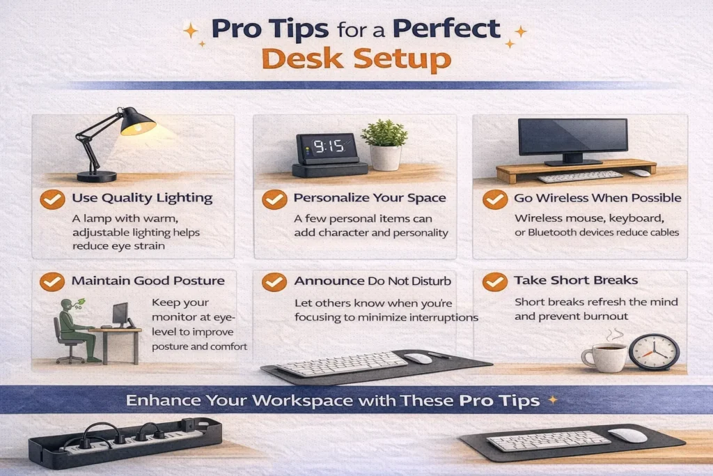 Pro Tips for a Perfect Desk Setup