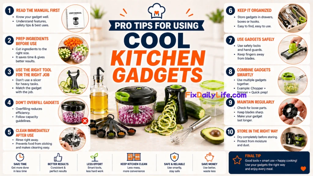 Pro Tips for Using Cool Kitchen Gadgets