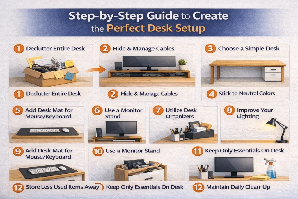Step-by-Step Guide to Create the Perfect Desk Setup